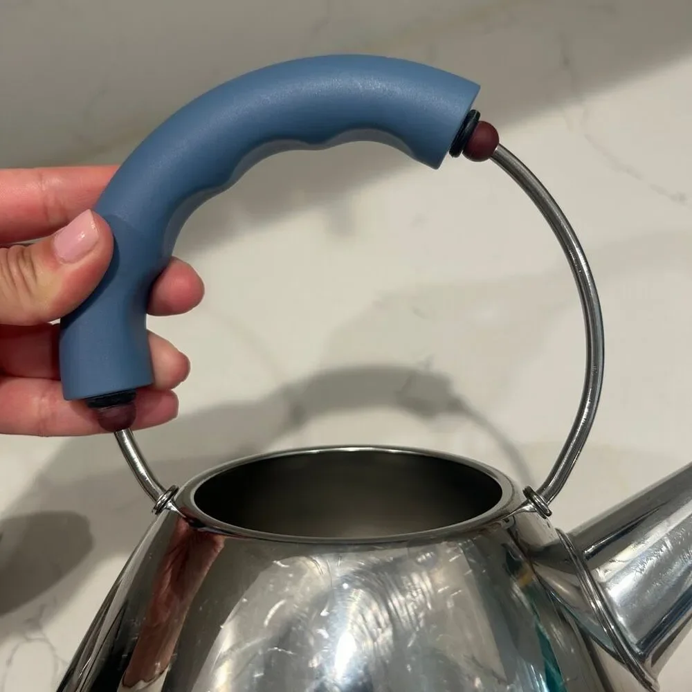 Alessi 9093 Bird Whistle Kettle: Michael Graves Stainless Steel Teapot